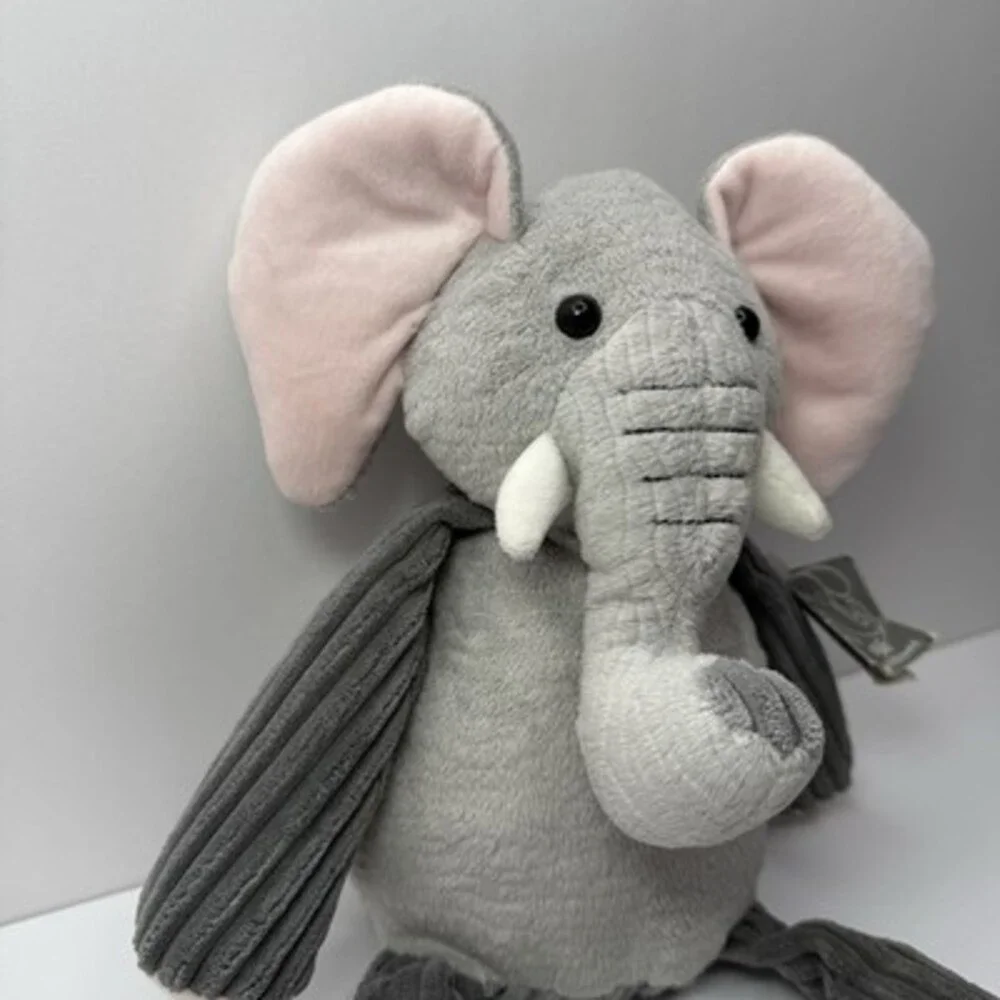 Scentsy Baby Buddy Toy Ollie Elephant NEW  Scent Pack Retired Black Ruby 15”